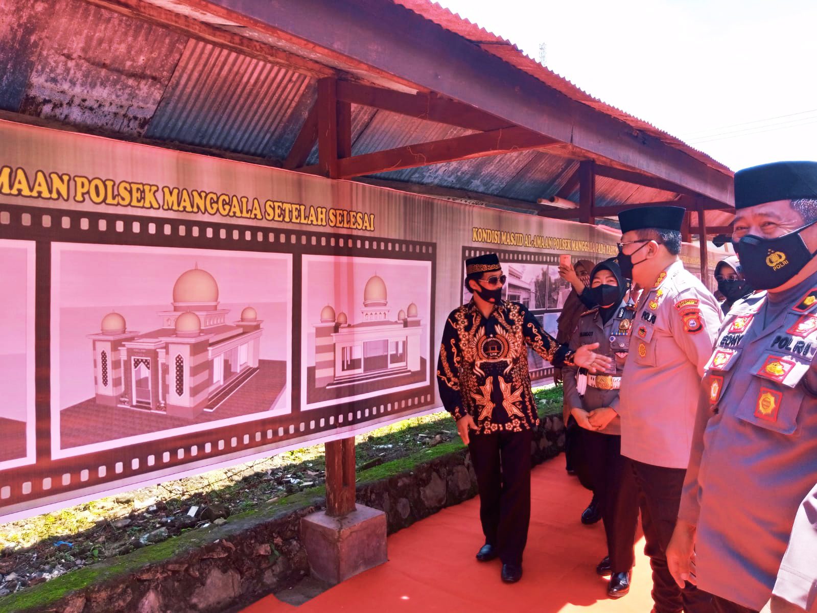 Kapolrestabes Makassar Resmikan Masjid Al Amaan Polsek Manggala