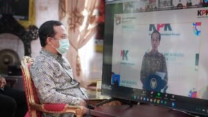 Dihadiri Jokowi, Plt Gubernur Sulsel Ikuti Virtual Hakordia 2021
