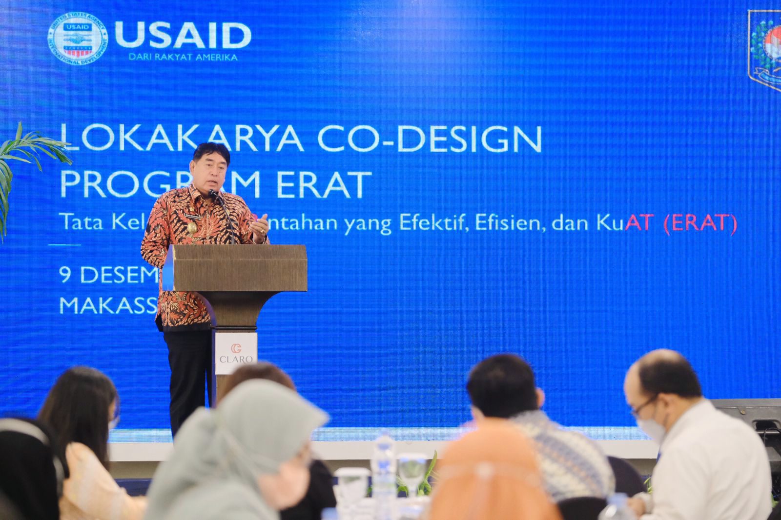 Support Percepatan Pelayanan Publik, Abdul Hayat Apresiasi Lokakarya USAID