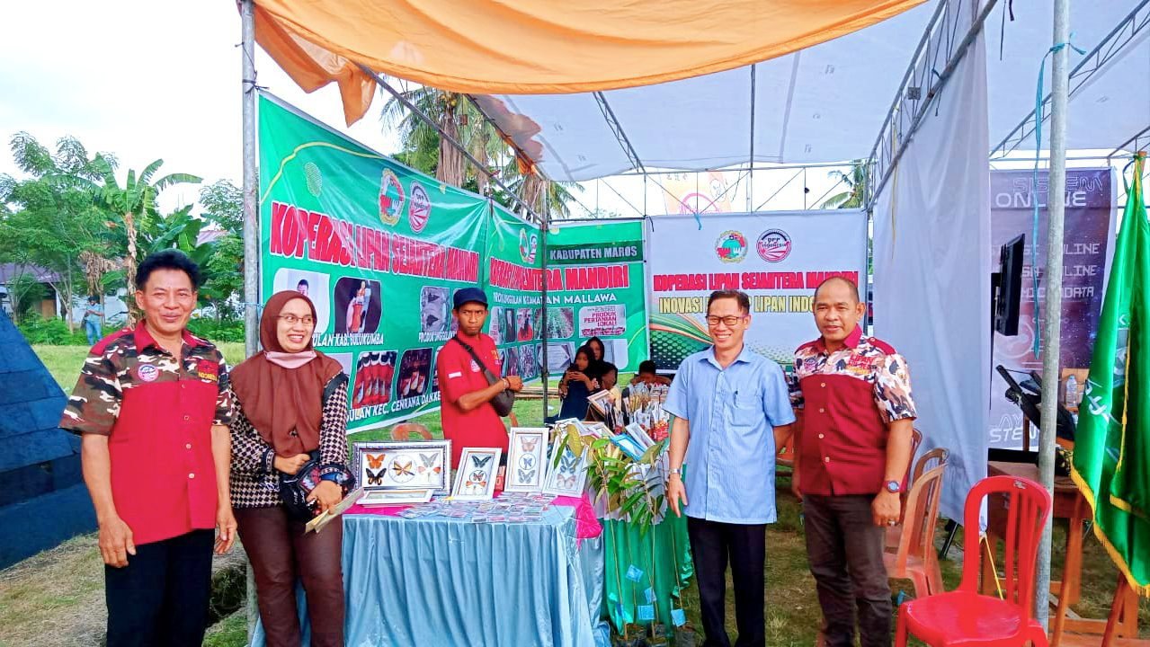 Stand Koperasi LIPAN Sejahtera Mandiri di Penuhi Pengunjung di Ajang Expo Harkopnas