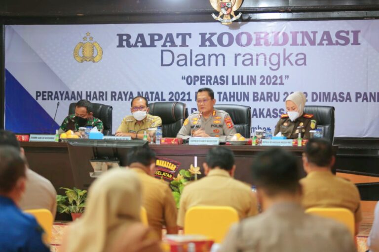 Wali Kota Danny Bersama Forkopimda Gelar Rakor, Samakan Persepsi Perketat Pengamanan Nataru