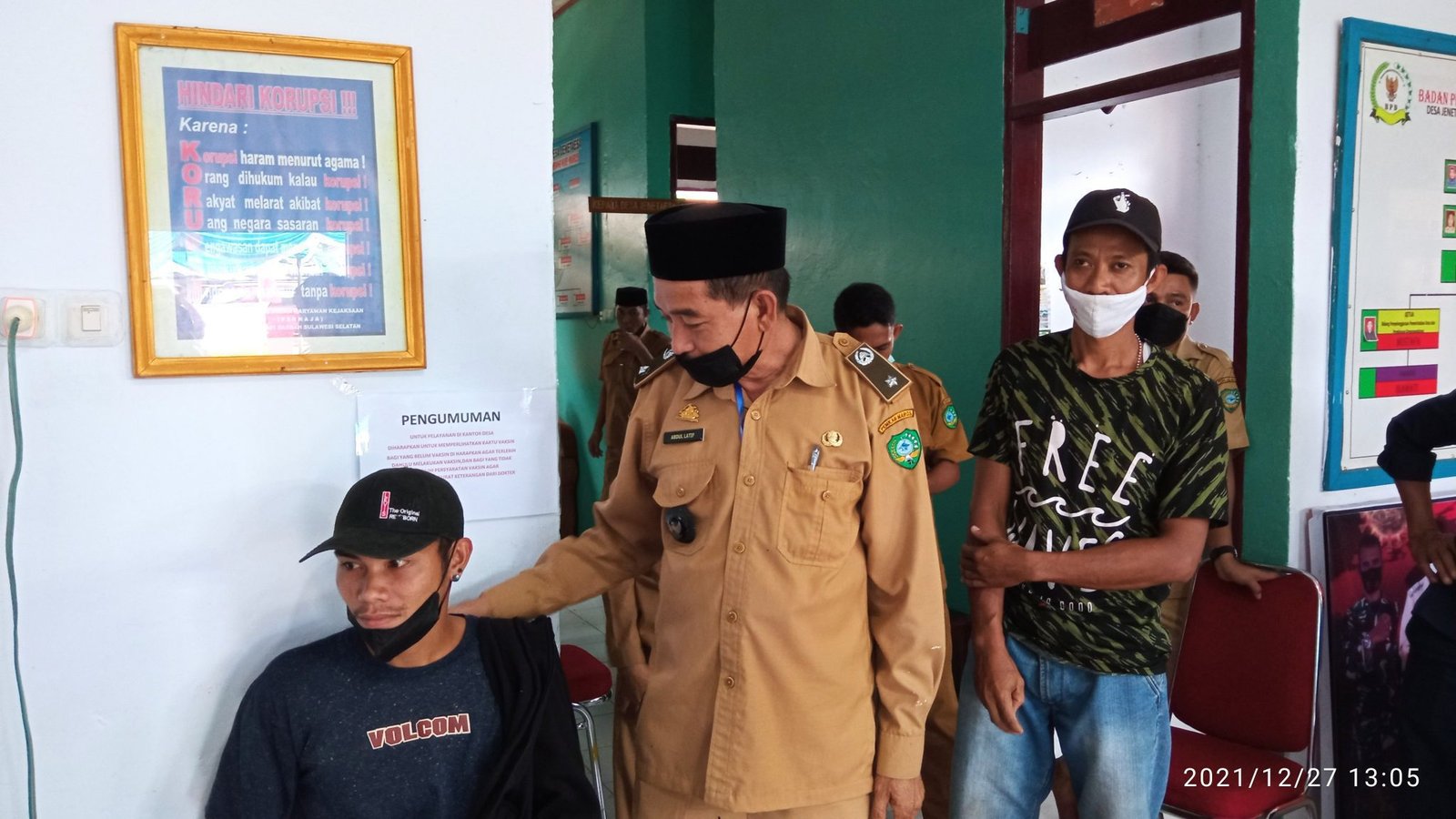 Ratusan Warga Desa Jenetaesa Simbang, Antusias Mengikuti Vaksinasi