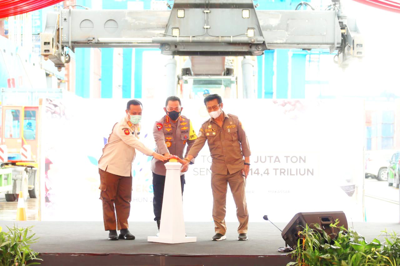 Akhir tahun, Mentan Didampingi Plt Gubernur sulsel lepas ekspor senilai Rp14,4 Triliun