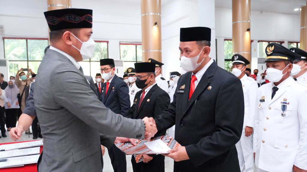 58 Pejabat Baru Pemkab Gowa Dilantik, Bupati Adnan Harap Ada Peningkatan Prestasi