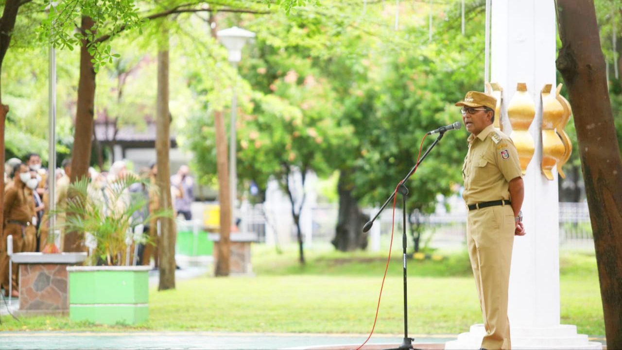 Pimpin Apel Pagi, Wali Kota Danny Instruksikan SKPD Fokus Penanganan Kesehatan, Hingga Peningkatan PAD