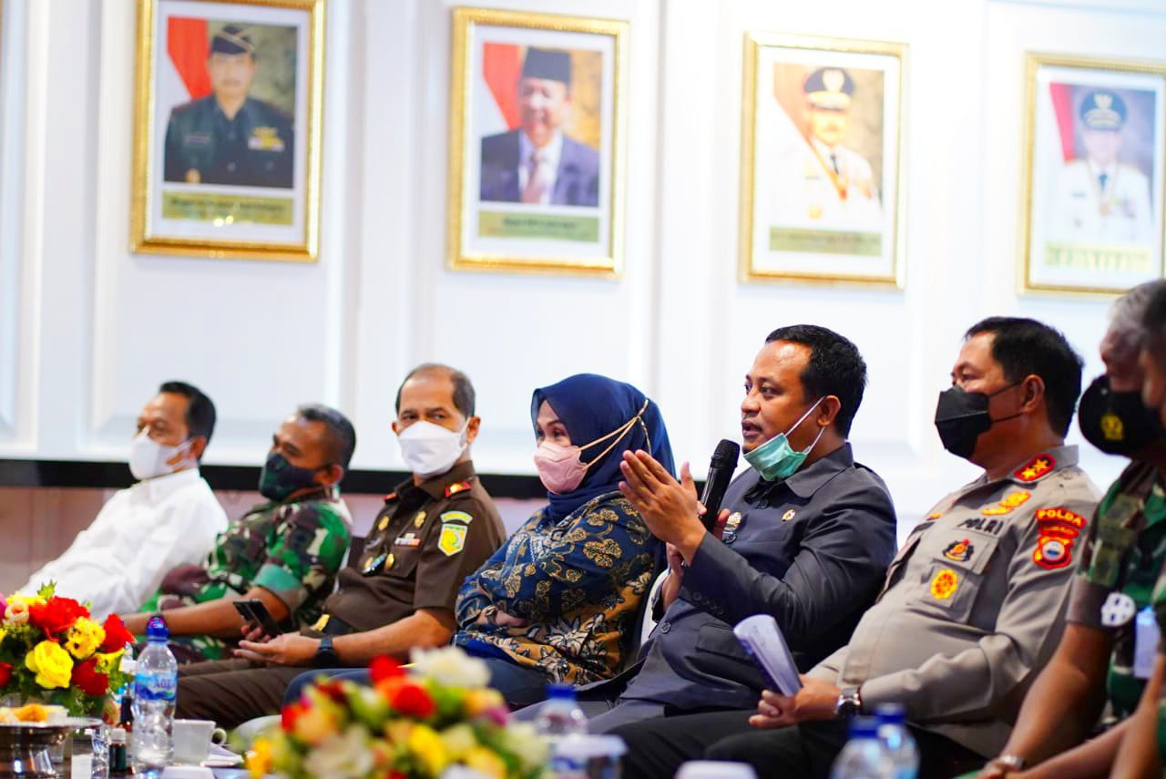 Rakor Awal Tahun, Plt Gubernur Sulsel Bersama Forkopimda Komitmen Akselerasi Percepatan Vaksinasi