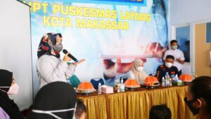 Tinjau PKM di Bontoala, Wawali Makassar Edukasi Orang Tua Cegah Stunting