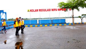 Pantau Kolam Regulasi Nipa-Nipa, Walikota Siapkan Pompa Antisipasi Genangan Air