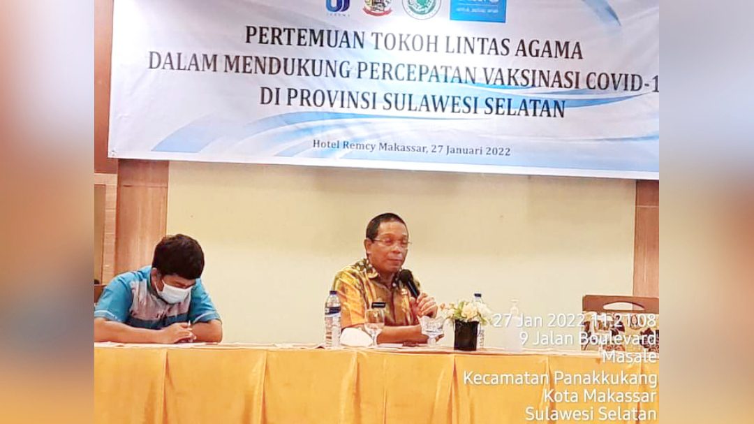 Tokoh Lintas Agama Deklarasikan Dukung Pemprov Sulsel Dalam Kebut Vaksinasi