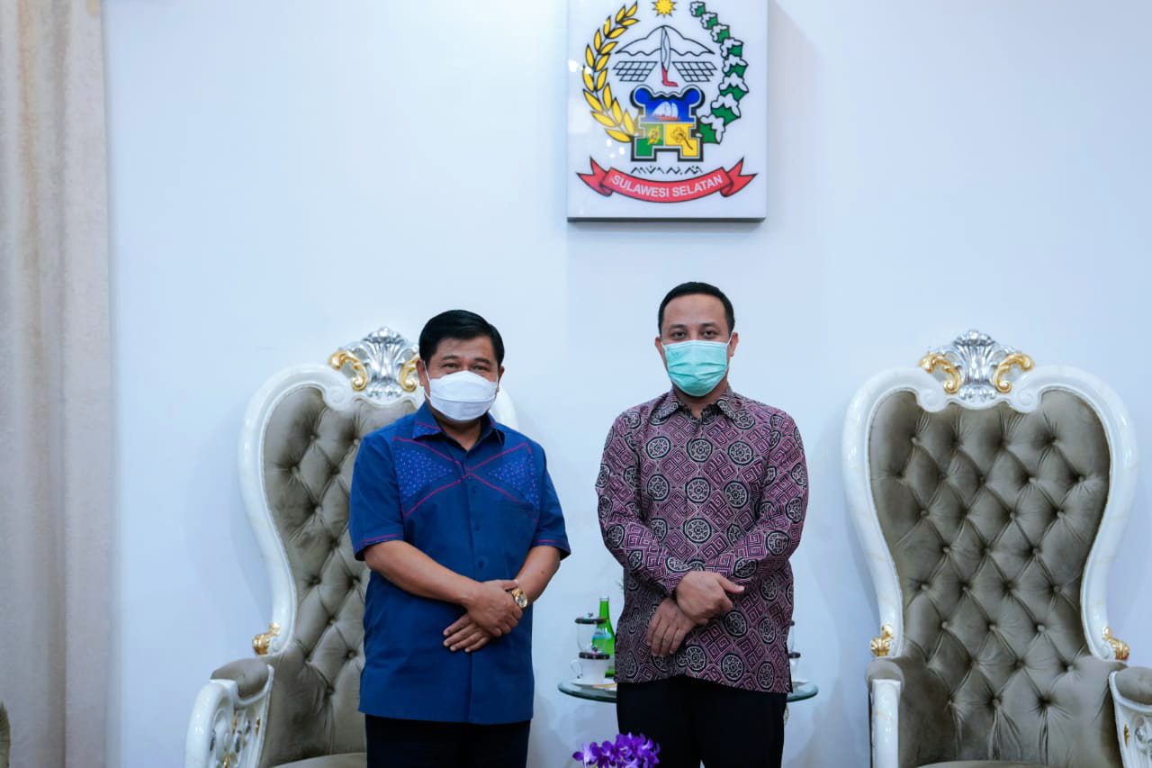 Plt Sekjen Kemendagri bertemu Andi Sudirman Bahas Penanganan Covid-19