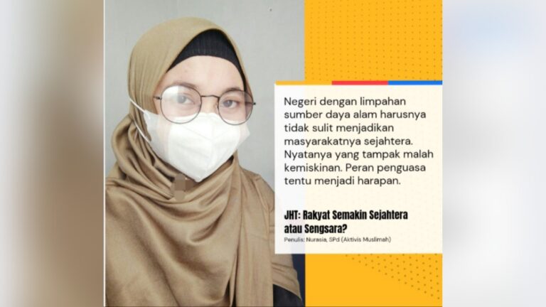 JHT: Rakyat Semakin Sejahtera atau Sengsara? 5 JHT: Rakyat Semakin Sejahtera atau Sengsara?