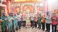 Pastikan Ibadah Imlek Berjalan Lancar, Danny-Ketua DPRD-Forkopimda Kunjungi Tiga Klenteng