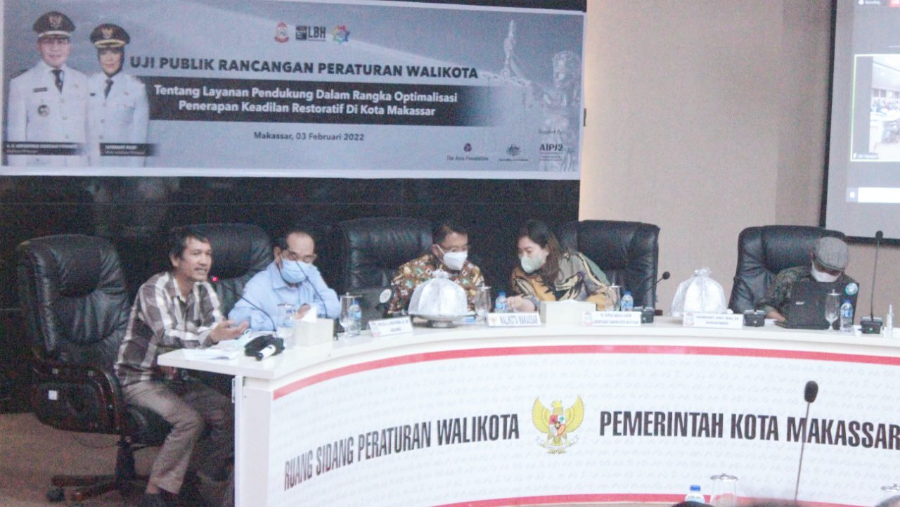 LBH Makassar Gagas Perwali Terkait Keadilan Restoratif