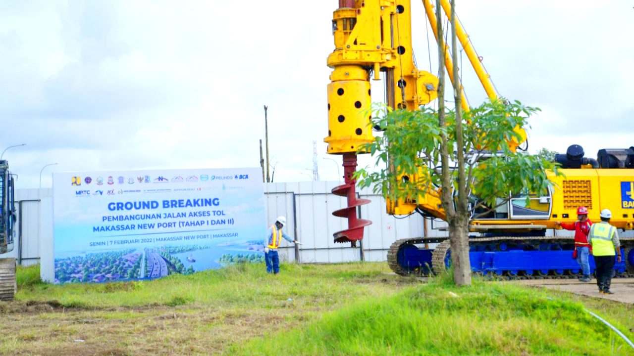 Dukung Kelancaran Logistik, Kementerian PUPR Groundbreaking Akses Tol MNP