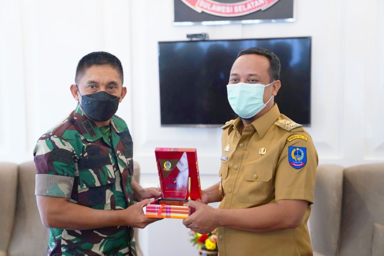 Pangdam XIV Hasanuddin Temui Andi Sudirman, Ini yang Dibahas