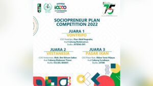 Kader HMI Sulselbar membawa VESTANESIA Juara 2 Sosiopreneur Plan Competition 2022