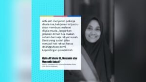 Klaim JHT diusia 56, Menjamin atau Mencekik Rakyat?