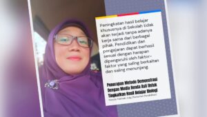 Penerapan Metode Demonstrasi dengan Media Benda Asli untuk Tingkatkan Hasil Belajar Biologi