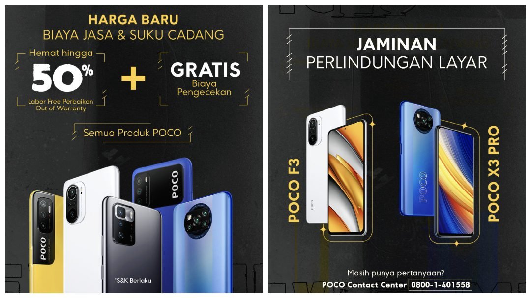 Pakai Smartphone POCO dapat After Sales Service Ekstrem, Hemat hingga 50%
