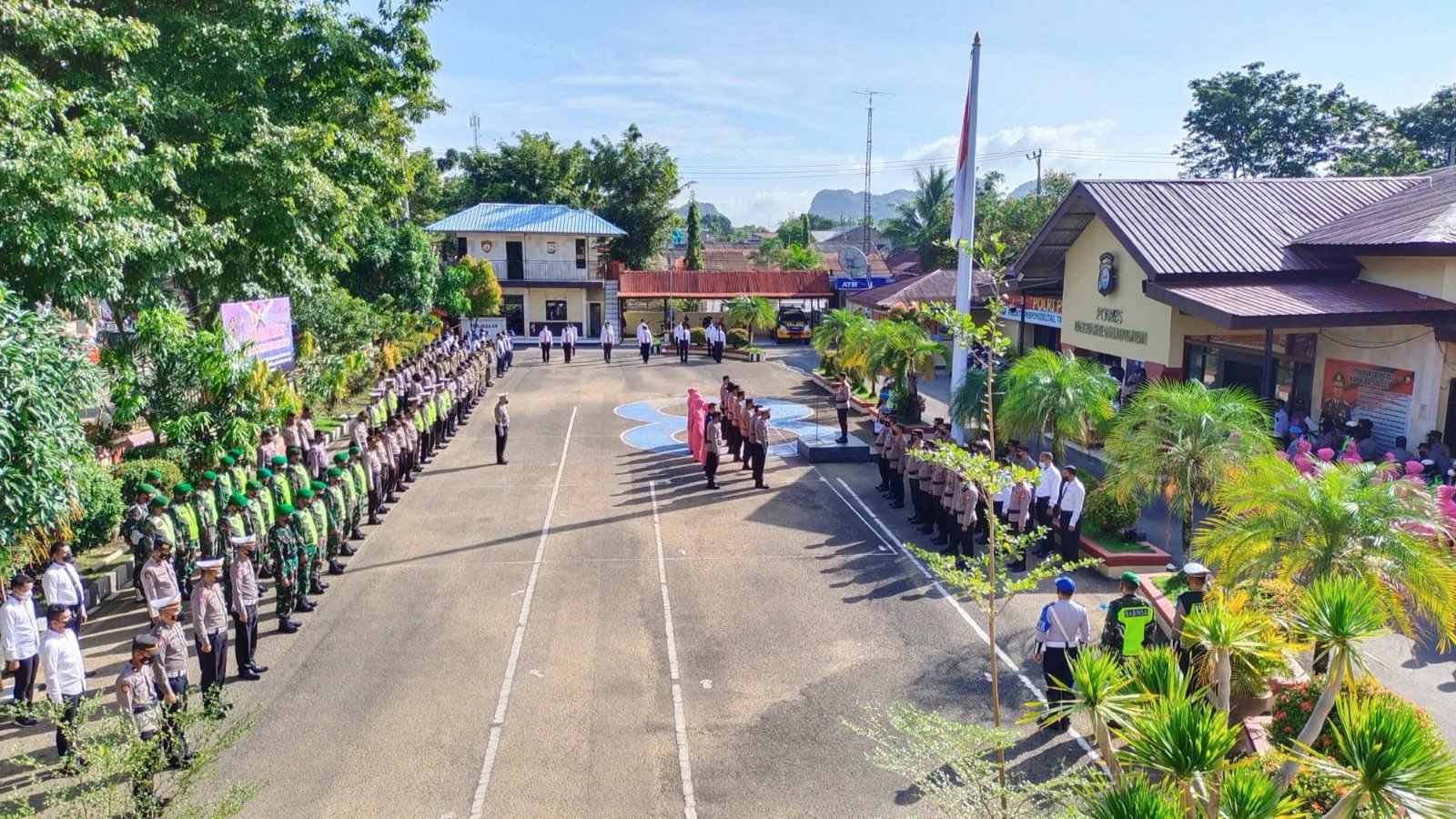 Pimpin Apel Gelar Pasukan Ops Keselamatan 2022, Kapolres Pangkep Jabarkan Tiga Sasaran Target Ops Korlantas Polri