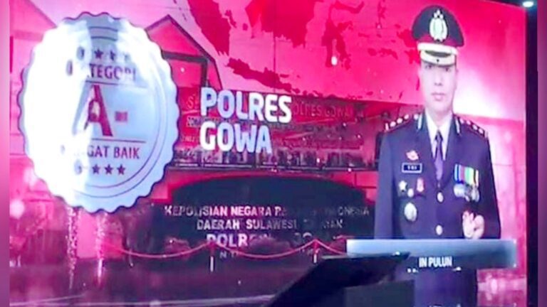 Polres Gowa Raih Penghargaan Layanan Publik Dari Kemen PAN-RB 6 Polres Gowa Raih Penghargaan Layanan Publik Dari Kemen PAN-RB