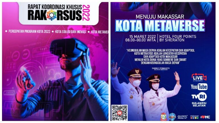 Makassar Menuju Kota Metaverse, Pemkot Kolaborasi WIR Group 1 Makassar Metaverse