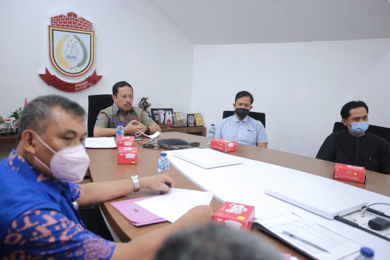 Sambut Ramadhan, Sekda Kota Makasar Ikuti Rakor Kestabilan Harga