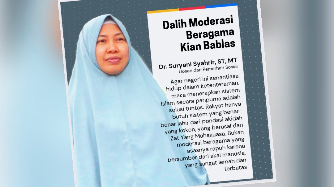 Dalih Moderasi Beragama Kian Bablas
