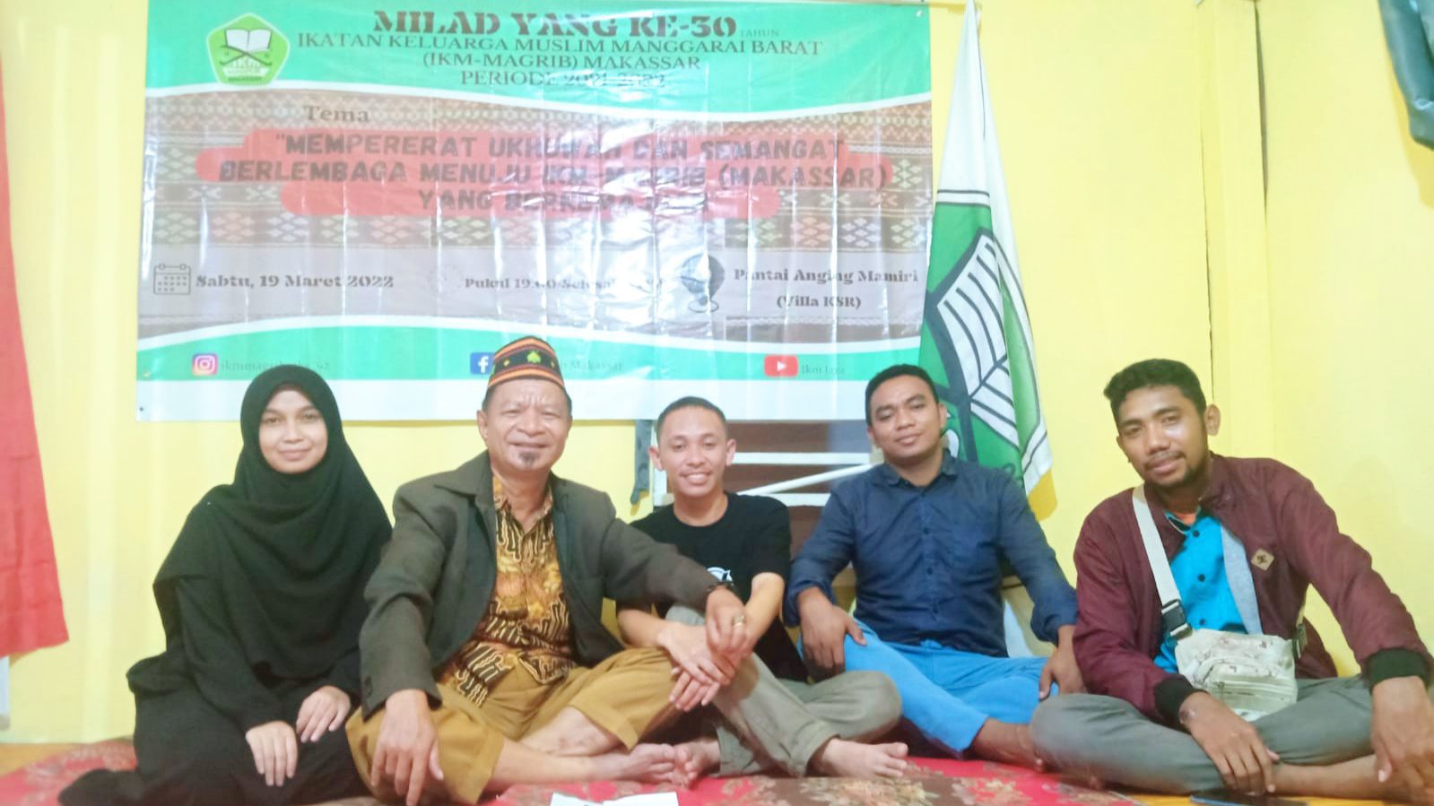 IKM MAGRIB Peringati Milad ke-30 Tahun di Pantai Anging Mammiri Makassar