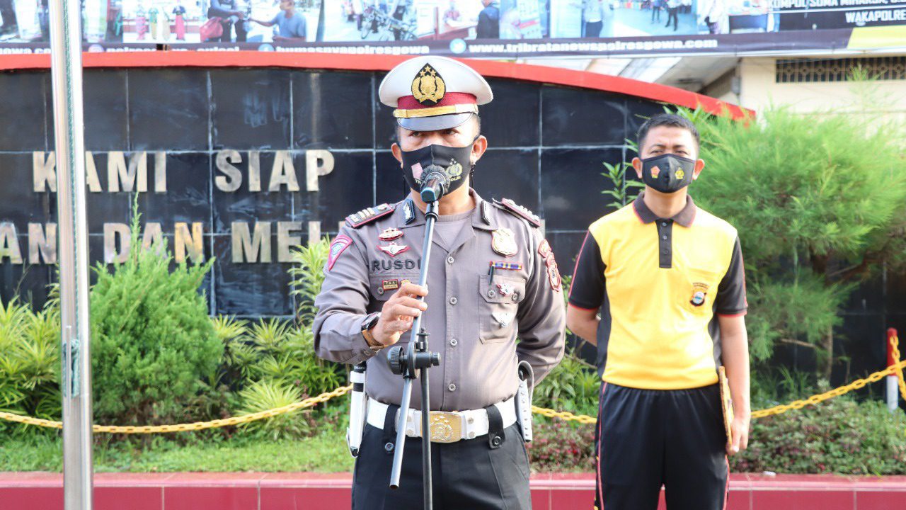 Kasatlantas Polres Gowa Tegaskan Akan Sita Kendaraan Pelaku Balap Liar