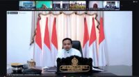 Ikuti Rakor Evaluasi PPKM Luar Jawa-Bali, Gubernur: Kondisi Covid-19 Sulsel Sudah Melandai