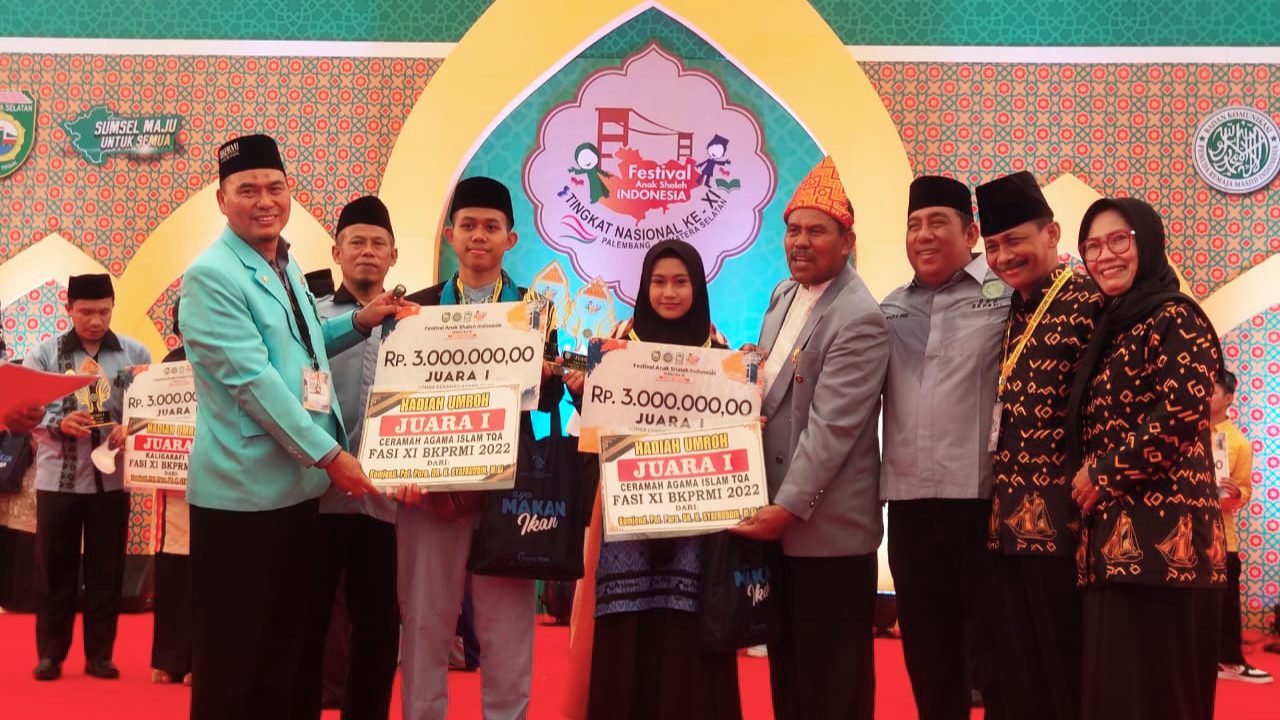 Andi Sudirman Ucapkan Selamat Khafilah Sulsel Juara Umum III pada FASI di Palembang
