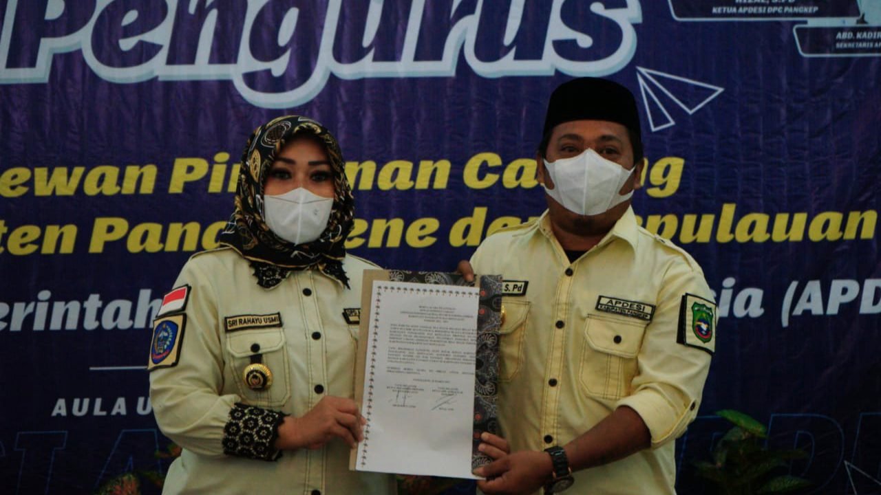 Rizal Idris Resmi Dilantik sebagai Ketua APDESI Pangkep periode 2022-2027