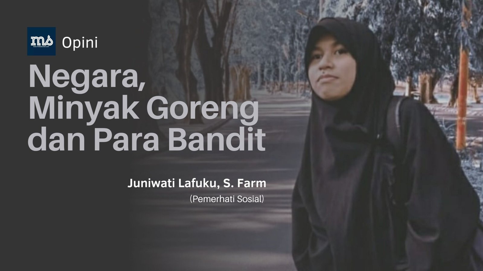 Negara, Minyak Goreng dan Para Bandit