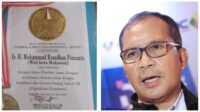 Danny Raih Penghargaan dari KPID, Sebagai Inisiator Rekor Khotbah Jumat Seragam Tingkat Sulsel