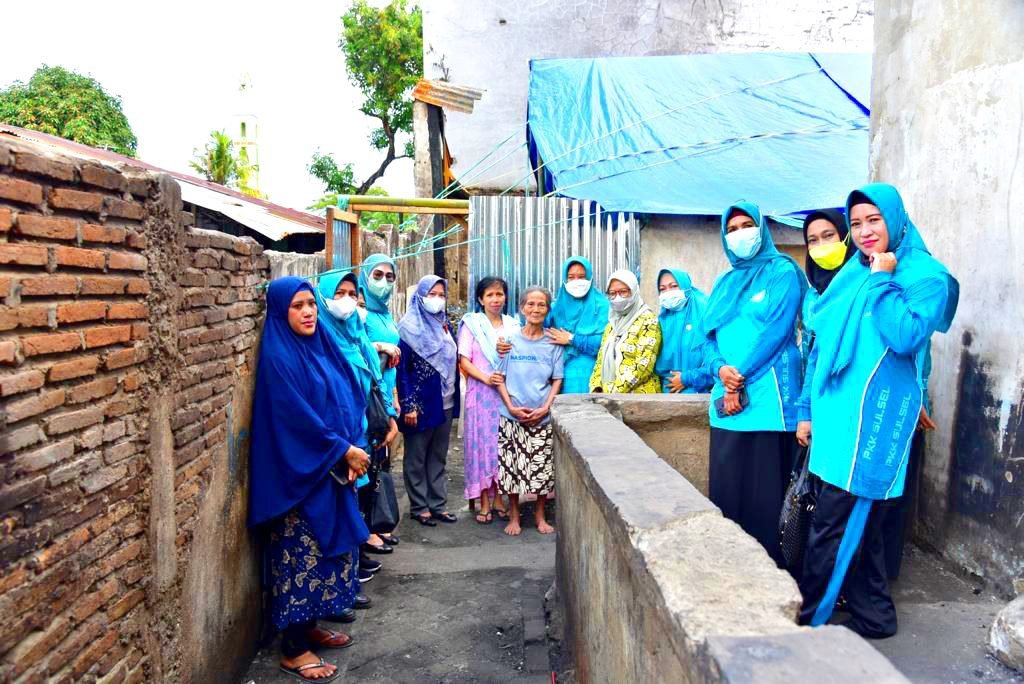 PKK Sulsel Bantu Korban Kebakaran di Bara-barayya