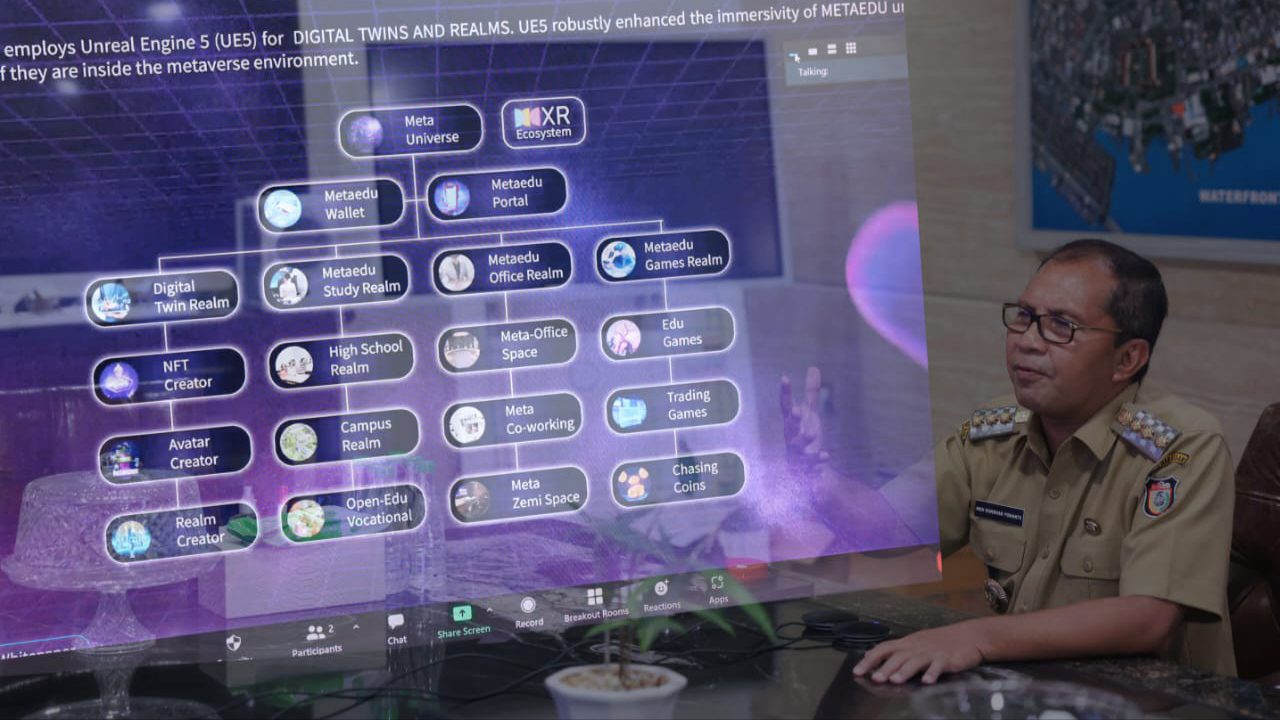 Danny Bersama Prof Hariadi Akan Taken MoU Soal Metaverse