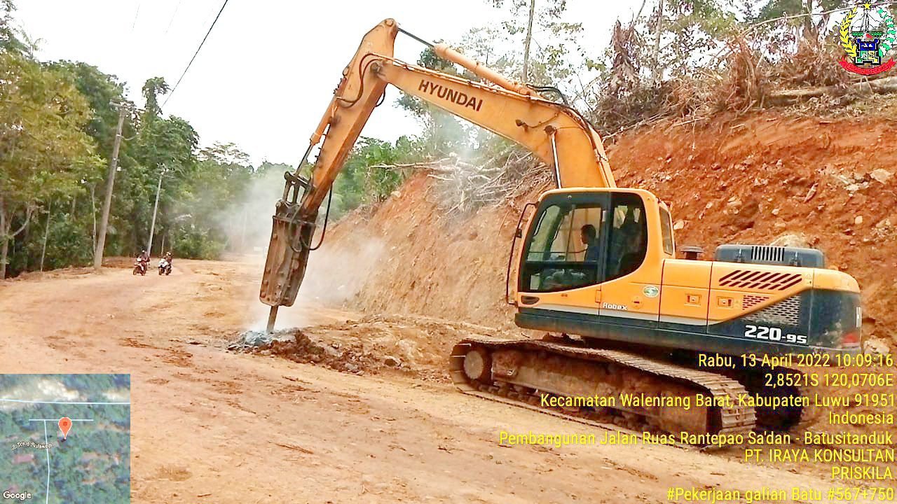 Ruas Jalan Rantepao-Sa’dan-Batusitanduk di Luwu Mulai Dikerjakan, Anggarannya Rp35,6 M