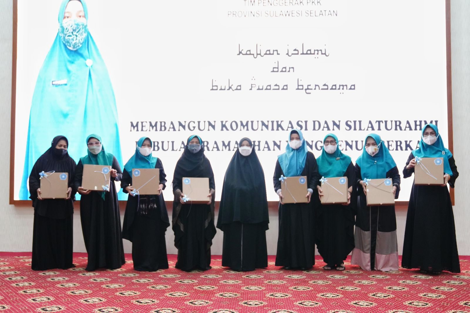 Naoemi Octarina Silaturahmi Bersama Pengurus PKK Sulsel