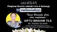 Polres Selayar Berkabung Atas Berpulangnya Aiptu Ibrahim Tile