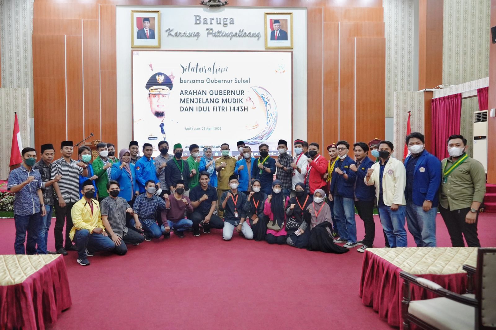 Wujudkan Sulsel Aman dan Sehat, Gubernur Minta Organisasi dan Mahasiswa Jadi Agen Dalam Edukasi Masyarakat