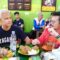 Ganjar-SYL Habiskan Pagi di Warkop dan Joging