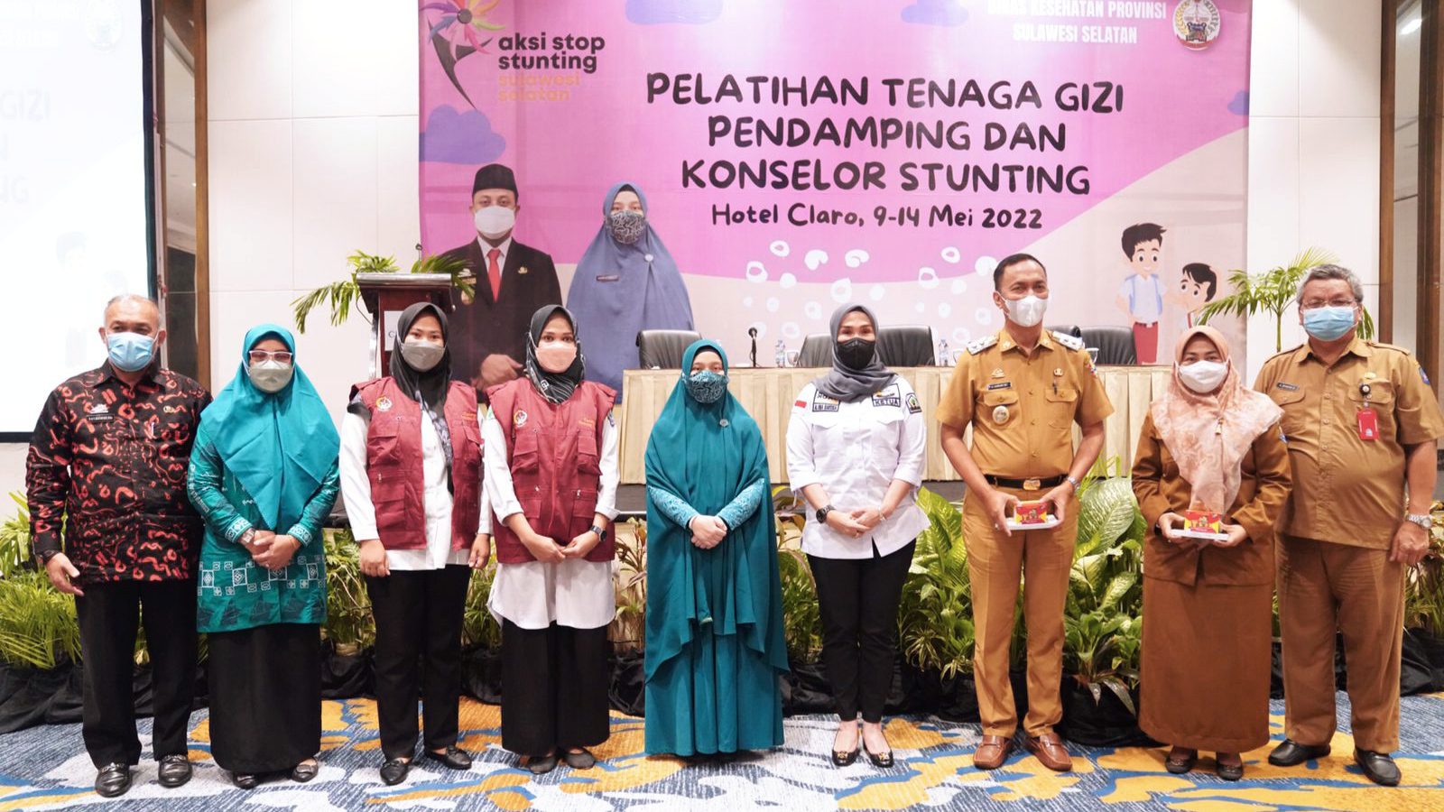 Naoemi Octarina Hadiri Pelepasan Tenaga Gizi Pendamping dan Konselor Stunting ke 240 Desa Lokus