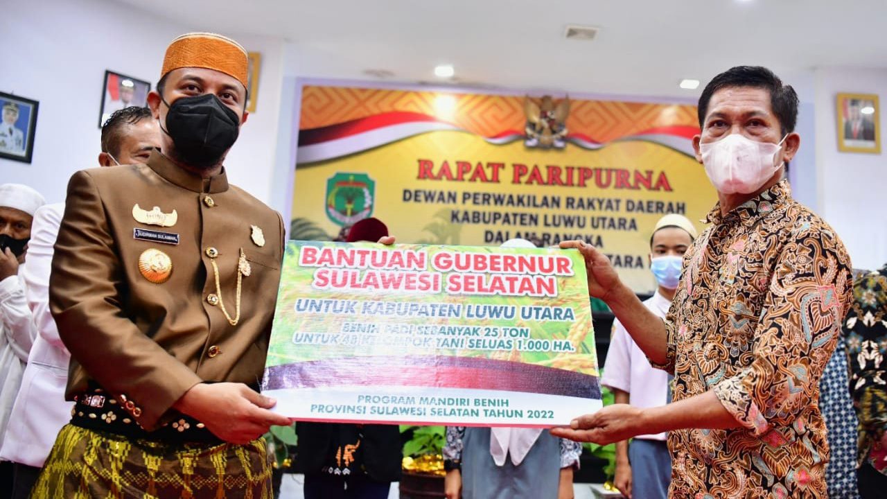 HUT Lutra ke-23, Gubernur Andi Sudirman Berikan Benih Gratis Unggul Untuk Seluas 1000 ha