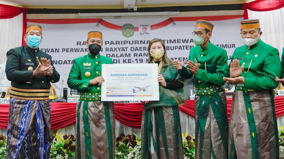PT. Vale Serahkan Bandara Sorowako ke Pemprov Sulsel