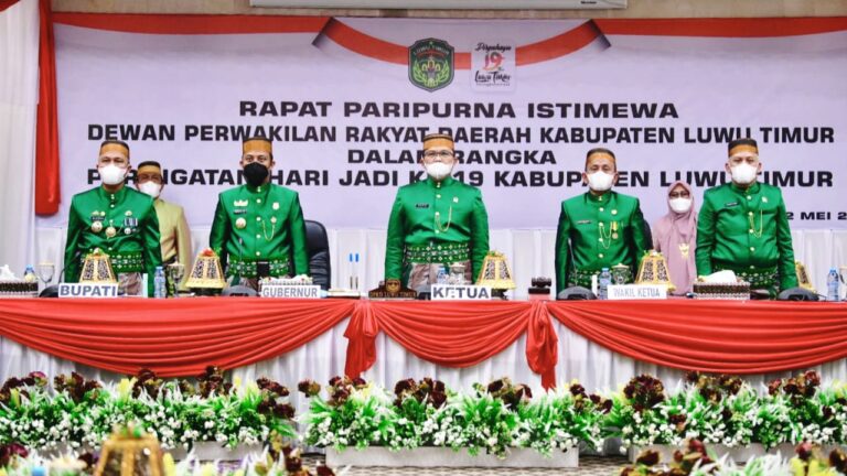19 Tahun Lutim, Gubernur Beri Bantuan Keuangan Rp10 Miliar dan Bantuan Pertanian