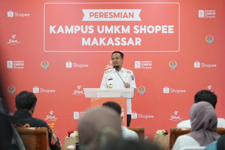 Resmikan Kampus UMKM Shopee, Gubernur Andi Sudirman Harap UMKM Sulsel Naik Kelas