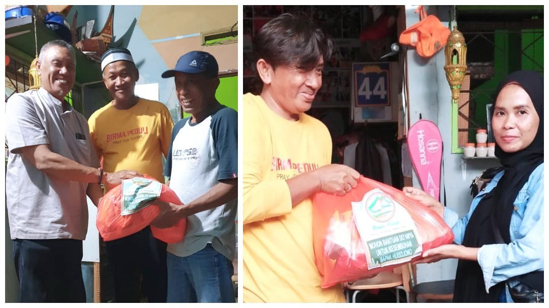 Birma Peduli Kembali Bagikan 100 Paket Sembako untuk Warga Biring Romang