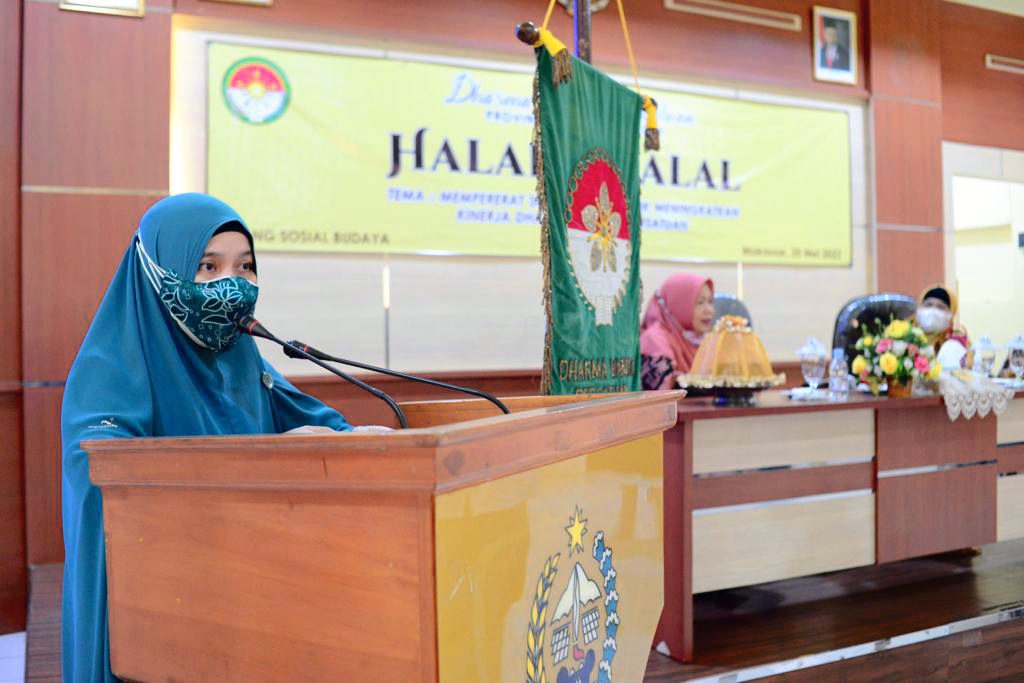 Naoemi Octarina Bersilaturahmi Bersama Dharma Wanita Persatuan Sulsel