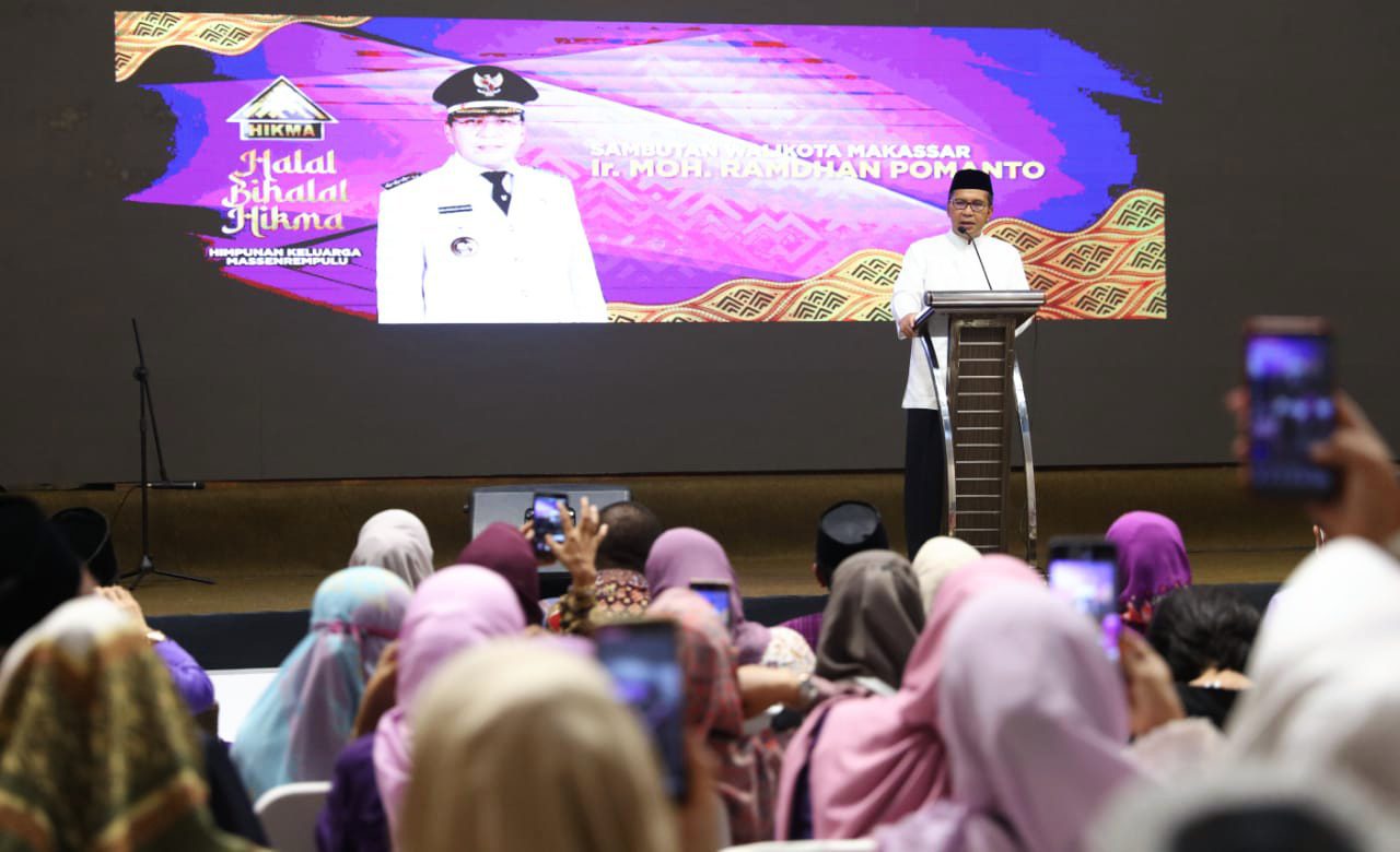 Sejumlah Tokoh Hadiri Halal Bi Halal HIKMA Sulsel, Danny Pomanto Ajak Bangun Kota Modern